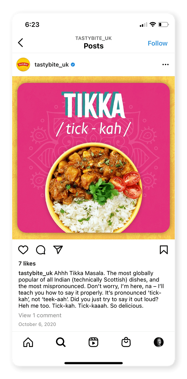 Tasty Bite - A Story In Every Bite project image